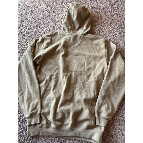 Carhartt Loose Fit L Tall Sage Green Hoodie Sweatshirt Sleeve Hit Logo - Picture 5 of 8